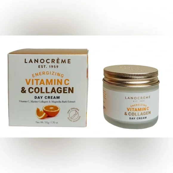 Lanocreme Energizing Vitamin C & Collagen Day Cream Moisturizer - Picture 1 of 6